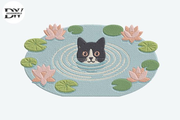 Black Cat Embroidery with Lotus Review