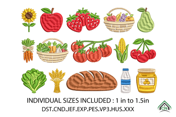 Farmers Market Embroidery Design Set Review