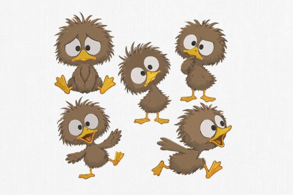 Funny Baby Bird Embroidery Design Set Review
