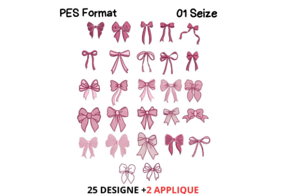 Mini Bow Embroidery Design Review for Brands